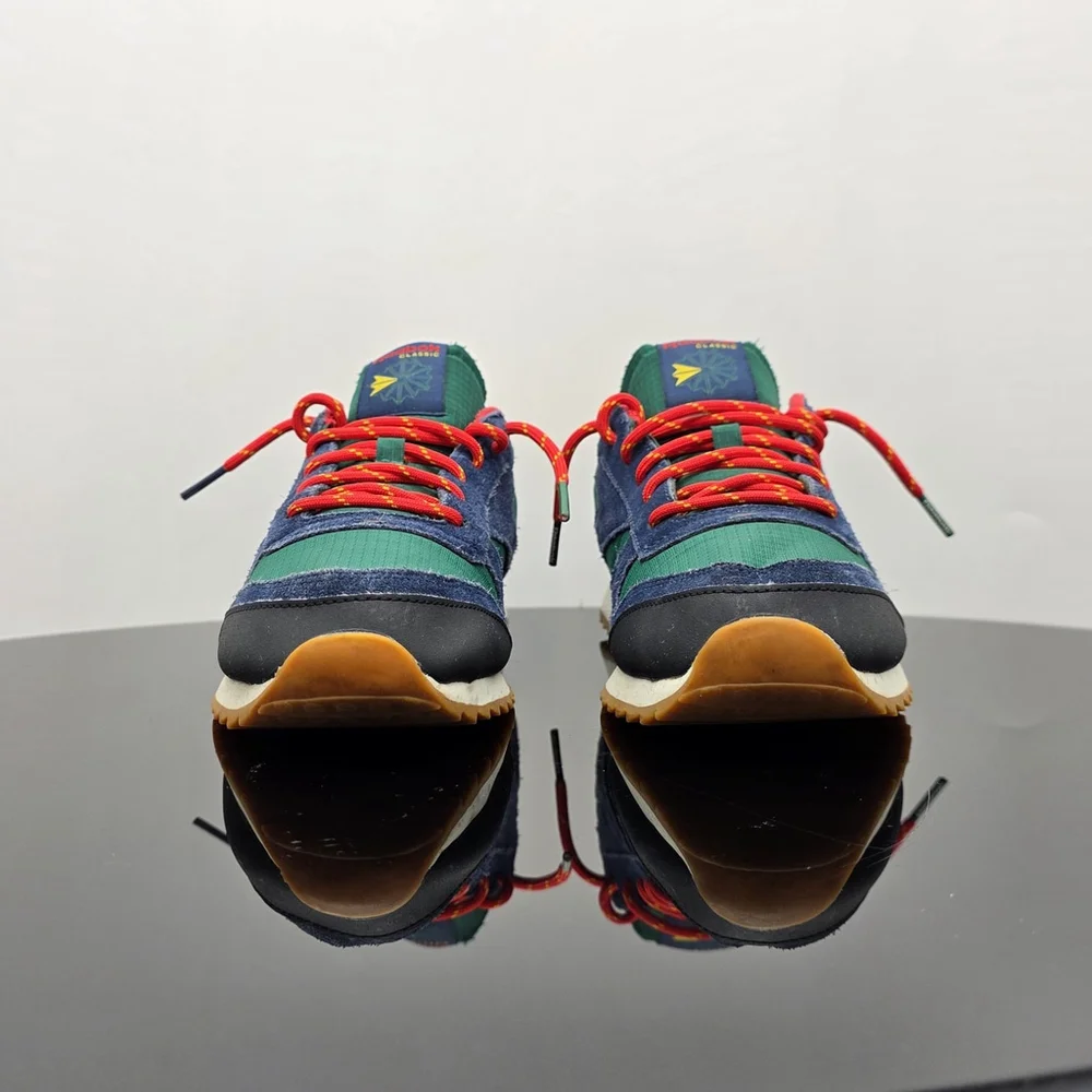 Retro Reebok Classic Leather Ripple MU Concept Sample Men 5.5 Green Red... - Picture 4 of 10